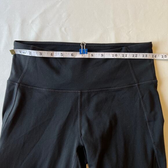 Athleta Side Zip Leggings Black with Rose Gold Hardware Women's M - Picture 13 of 13